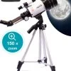 Télescope Vultus - Grossissement 150x - Stargazer Pour Enfants/ Débutants Et Adultes - Comprend Trépied Et Sac De Transport - Vultus 30070 - Wit -Magasin D'Équipement De Plein Air 1000x1200