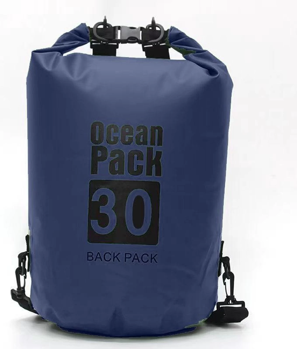 Nixnix Waterproof Bag - Dry Bag - 30L - Blauw - Ocean Pack - Dry Sack - Survie Plein Air Backpack - Sacs Secs - Boat Bag - Sailing Bag 3 Nixnix Waterproof Bag - Dry Bag - 30L - Blauw - Ocean Pack - Dry Sack - Survie Plein Air Backpack - Sacs Secs - Boat Bag - Sailing Bag