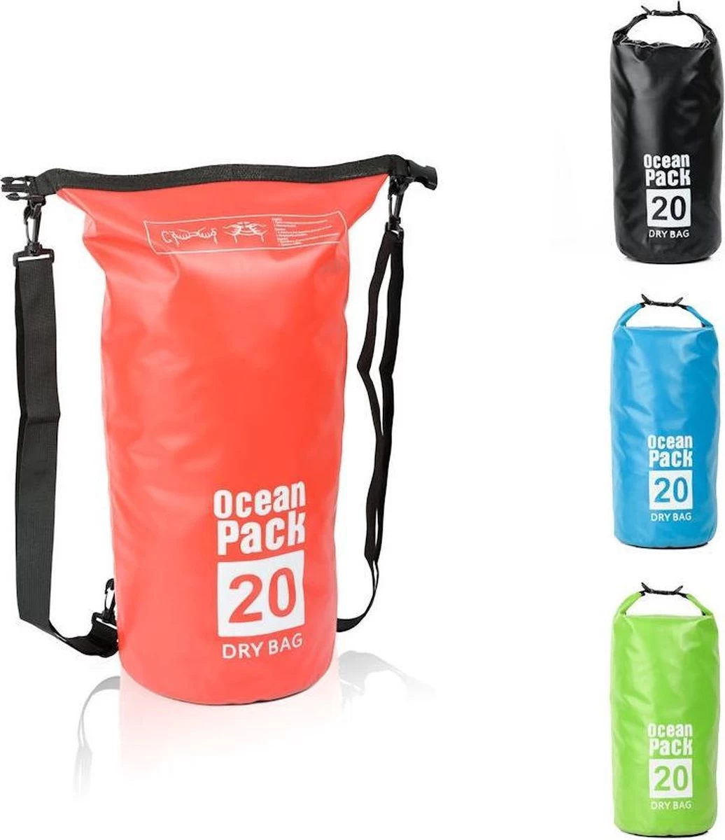 Decopatent® Waterproof Bag - Dry Bag - 20L - Ocean Pack - Dry Sack - Survie Plein Air Backpack - Sacs Secs - Sac De Bateau - Sac De Voile - Rouge 10 Decopatent® Waterproof Bag - Dry Bag - 20L - Ocean Pack - Dry Sack - Survie Plein Air Backpack - Sacs Secs - Sac De Bateau - Sac De Voile - Rouge – Image 8