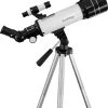 Earkings Télescope Stargazer 70/400 Mm Pour Enfants, Débutants Et Avancés – Comprend Un Trépied, Un Sac De Rangement, Deux Objectifs 25 Mm Et 10 Mm Et Un Objectif Barlow, Un Support De Téléphone Pour Photos – Grossissement F/5,7 -Magasin D'Équipement De Plein Air 1044x1200 1