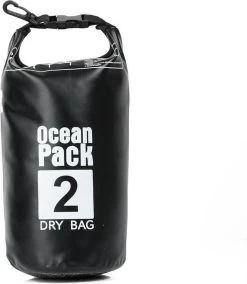 Sac étanche Ocean Pack 2L - Sac étanche étanche - Sac étanche 100% étanche - Sac à Dos Survie Plein Air Drybag - Survie Bag Duffel Bag - Plein Air Bag - Sac De Voyage - Sac Bateau - Sac à Voile - Sacs Secs 2 Litres - Couleur: NOIR - Decopatent® -Magasin D'Équipement De Plein Air 1044x1200