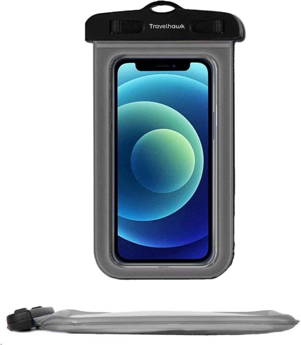 Travelhawk Étuis étanches Pour Housses De Téléphone - Set De 2 Pièces Drybag - Étui Pour Téléphone Sous-marin - Pochette étanche Pour Téléphone - Convient à Tous Les Smartphones - Également Pour Passeport Et Cartes De Débit - Zwart 4 Travelhawk Étuis étanches Pour Housses De Téléphone - Set De 2 Pièces Drybag - Étui Pour Téléphone Sous-marin - Pochette étanche Pour Téléphone - Convient à Tous Les Smartphones - Également Pour Passeport Et Cartes De Débit - Zwart – Image 2