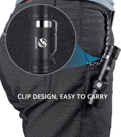 Lampe De Poche - Lampe De Poche - Rechargeable - LED - Extérieur - Intérieur - Lampe De Poche LED Shustar - Lampe De Camping L2/V6 - 3 Modes D'éclairage - Étanche - Zoomable - Lampe De Vélo - Zwart/ Wit -Magasin D'Équipement De Plein Air 1060x1200 1