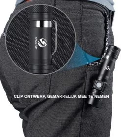 Lampe De Poche LED Rechargeable Par Bolture - Lampe De Poche Rechargeable Par USB - Lampe De Éclairage De Secours Militaire - Étanche - Batterie Incluse - 1600 Lumens -Magasin D'Équipement De Plein Air 1061x1200