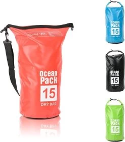 Decopatent® Waterproof Bag - Dry Bag - 15L - Ocean Pack - Dry Sack - Survie Plein Air Backpack - Sacs Secs - Sac De Bateau - Sac De Voile - Rouge -Magasin D'Équipement De Plein Air 1062x1200