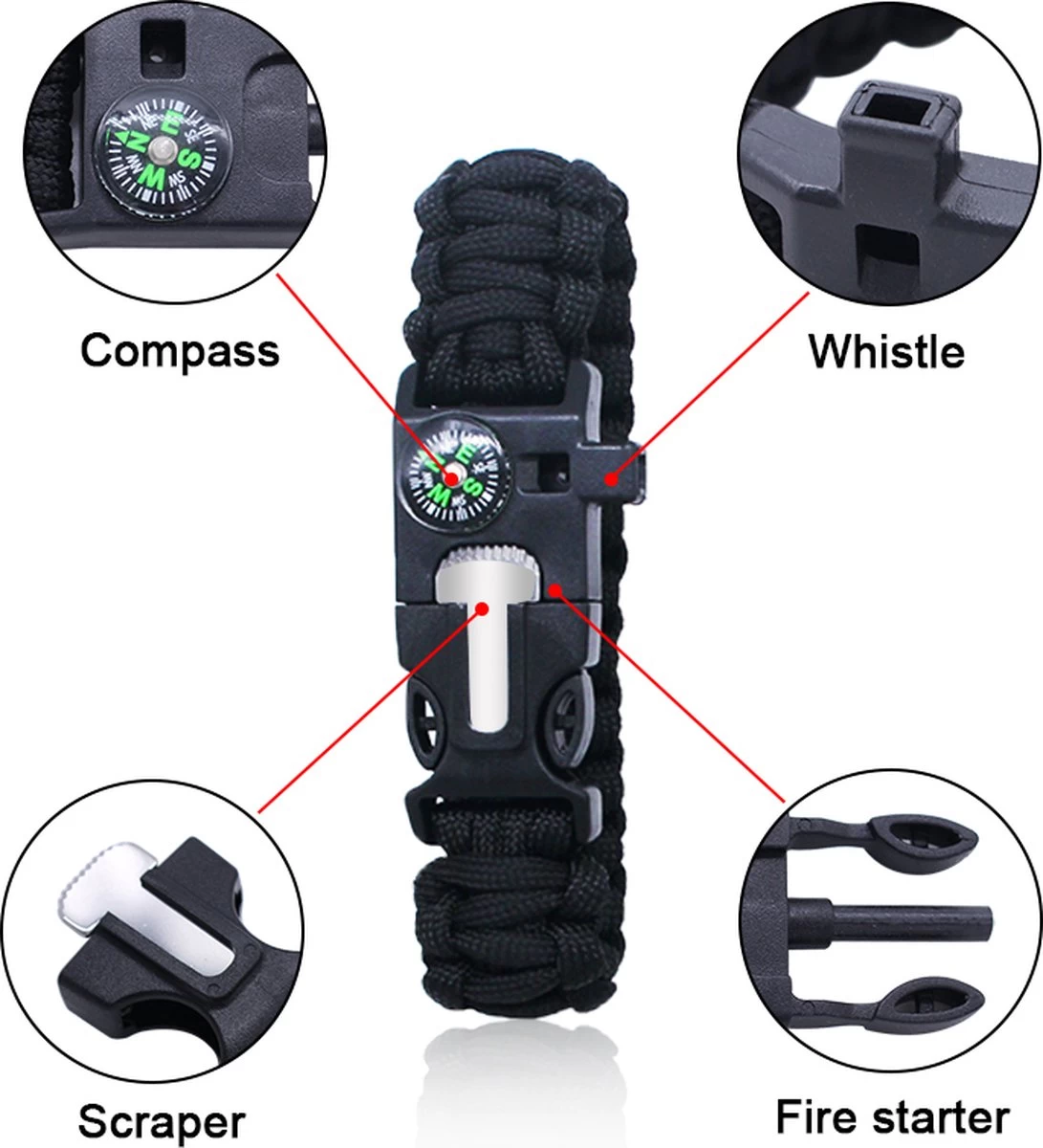 Kit De Survie - Kit De Camping - 61 Outils Multifonctions En 1 - Kit De Survie - 15 éléments En 1 - Compact - Camping En Plein Air - Kit D'urgence - Kit De Survie - Camping 10 Kit De Survie - Kit De Camping - 61 Outils Multifonctions En 1 - Kit De Survie - 15 éléments En 1 - Compact - Camping En Plein Air - Kit D'urgence - Kit De Survie - Camping – Image 8