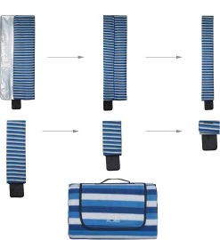 Couverture De Pique-nique Relaxdays 200x300 - Rayée - Bleu - Hydrofuge - Couverture De Pique-nique Xxl -Magasin D'Équipement De Plein Air 1098x1200 2