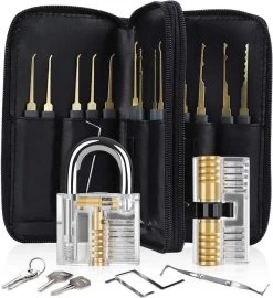 Ensemble Complet De Lockpick 2.0 Avec Livre électronique Gratuit - Crochetage - Outils De Crochetage - Crochetage - Pour Débutants Et Professionnels - Version 2020