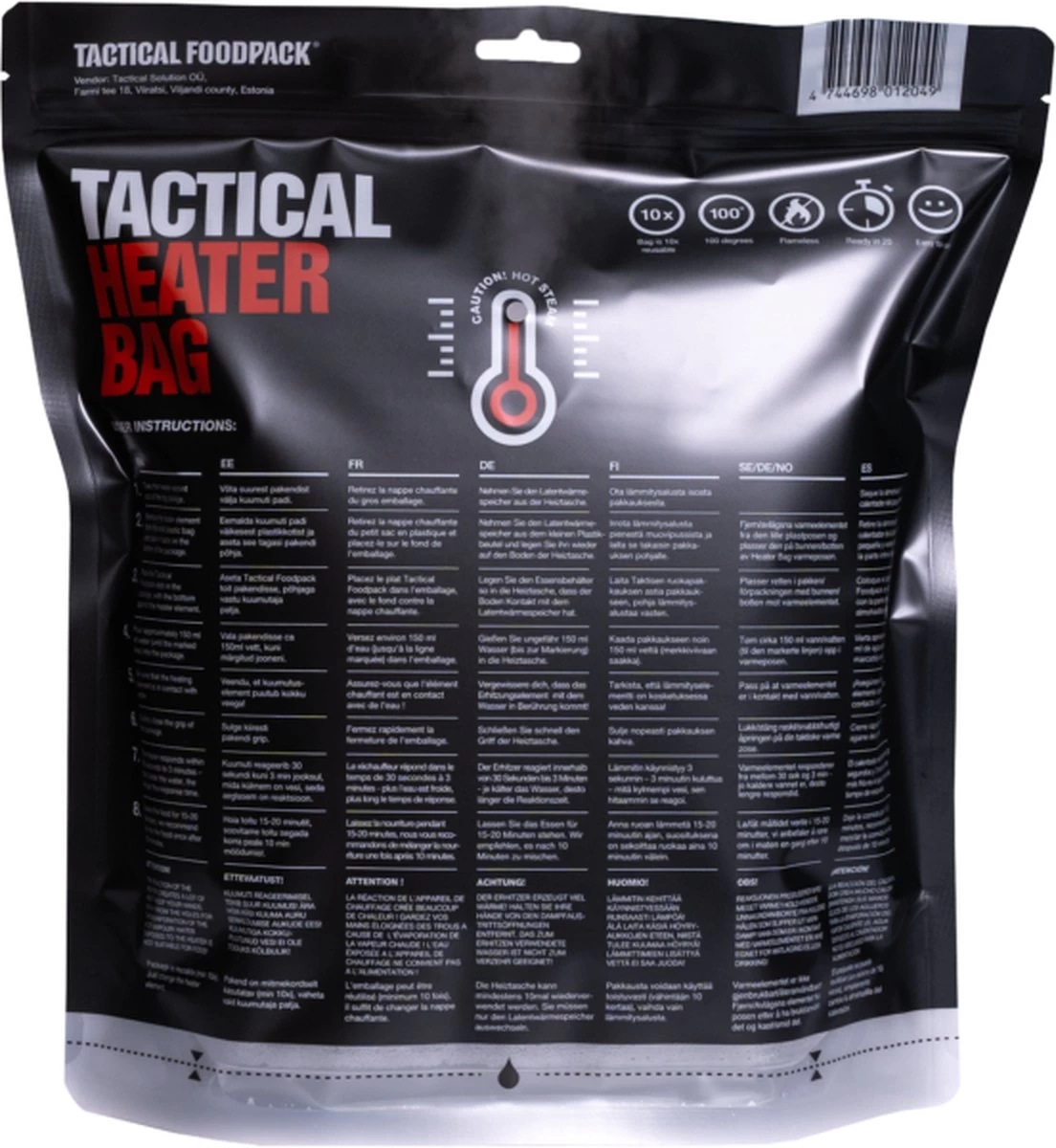 Tactical Foodpack - Sac Chauffant Avec élément - Nourriture De Plein Air - Repas De Trekking - - Nourriture De Survie - Nutrition Sportive De Plein Air 3 Tactical Foodpack - Sac Chauffant Avec élément - Nourriture De Plein Air - Repas De Trekking - - Nourriture De Survie - Nutrition Sportive De Plein Air