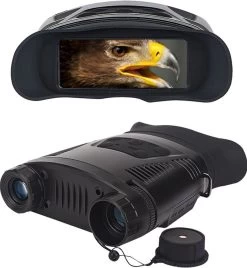 CY Design ® Night Vision PRO Avec Appareil Photo Numérique - Carte SD Gratuite 8 Go - Infrarouge - Image Thermique - Jumelles - Vision Nocturne - Lunette De Visée - 300M