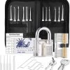 Lock Premium Lockpick Set - 20 Pièces - Comprend 2 Serrures Transparentes - Crochetage Pour Débutants Et Professionnels -Magasin D'Équipement De Plein Air 1106x1200 2