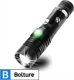 Lampe De Poche LED Rechargeable Par Bolture - Lampe De Poche Rechargeable Par USB - Lampe De Éclairage De Secours Militaire - Étanche - Batterie Incluse - 1600 Lumens -Magasin D'Équipement De Plein Air 1113x1200 2