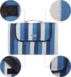 Relaxdays Couverture De Pique-nique Bleu-blanc - Rayé - Couverture De Pique-nique - Couverture De Festival - Isolé 16 Relaxdays Couverture De Pique-nique Bleu-blanc - Rayé - Couverture De Pique-nique - Couverture De Festival - Isolé -Magasin D'Équipement De Plein Air 1117x1200 14