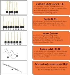 Lockpick Set Avec 2 Serrures - 32 Pièces - Pour Les Débutants Et Les Professionnels - Set De Survie - Comprend Un Manuel - Comprend Une Pochette De Rangement - Serrure Transparente -Magasin D'Équipement De Plein Air 1124x1200 1