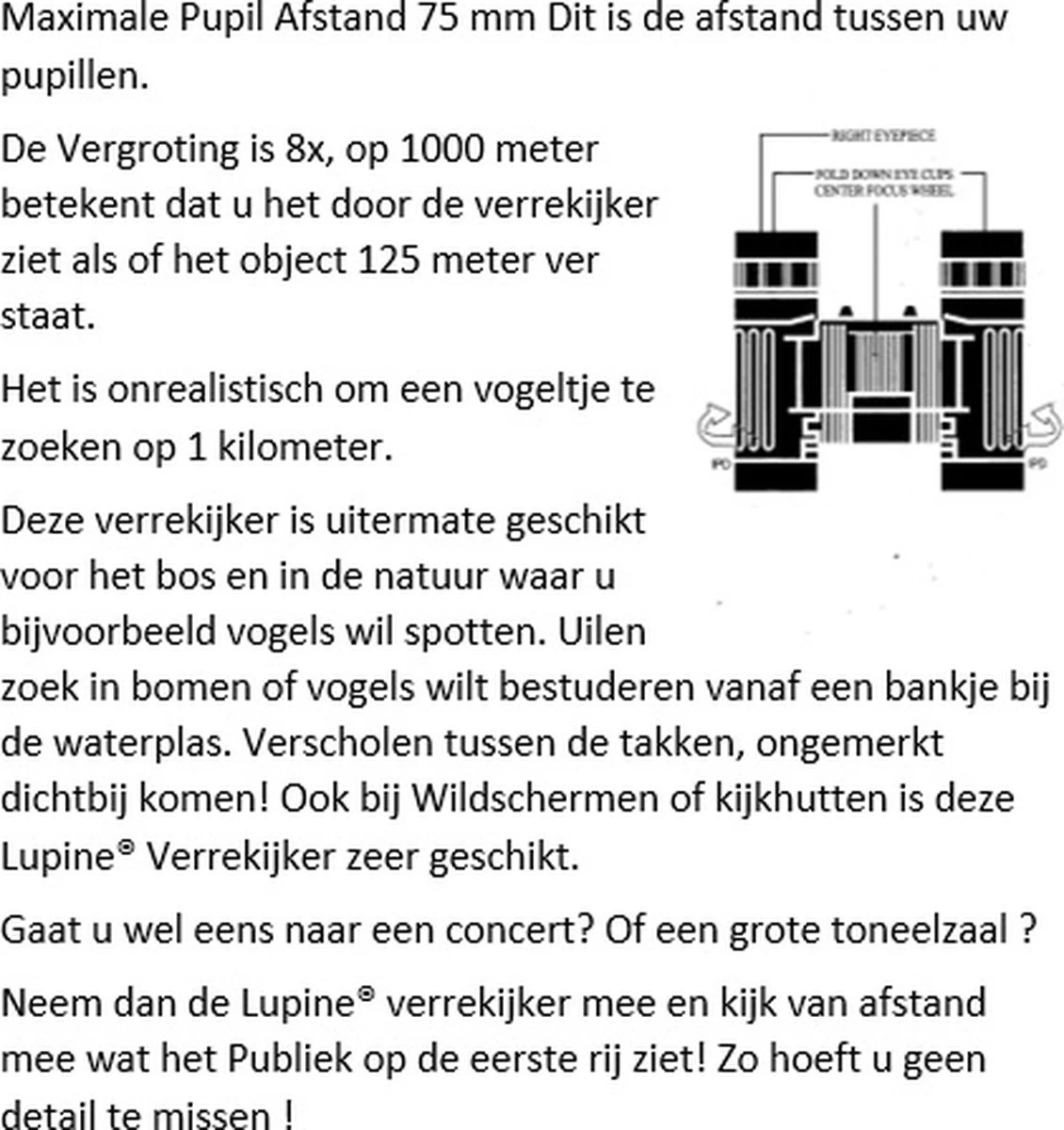 Lupine - Jumelles Compactes Pour Enfants - 8 X 21 - Jumelles Compactes Pour Adultes - Avec Cordon, étui Et Chiffon Pour Lentilles 5 Lupine - Jumelles Compactes Pour Enfants - 8 X 21 - Jumelles Compactes Pour Adultes - Avec Cordon, étui Et Chiffon Pour Lentilles – Image 3