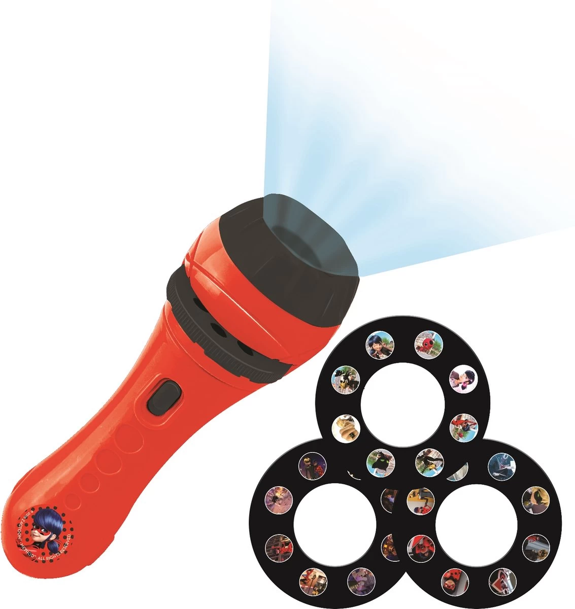 Projecteur D'histoires, Miraculous, Lampe De Poche Et Projecteur Avec 3 Disques, 24 Images, Créez Vos Eigen Histoires, LTC050MI 5 Projecteur D'histoires, Miraculous, Lampe De Poche Et Projecteur Avec 3 Disques, 24 Images, Créez Vos Eigen Histoires, LTC050MI – Image 3