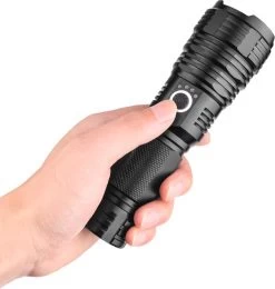 Lampe De Poche Rechargeable Zacro - 120 000 Lumens élevés - XHP70.2 Super Bright - Zoomable - 5 Modes - Lampe De Poche étanche Pour Urgence, Marche, Camping -Magasin D'Équipement De Plein Air 1139x1200 5