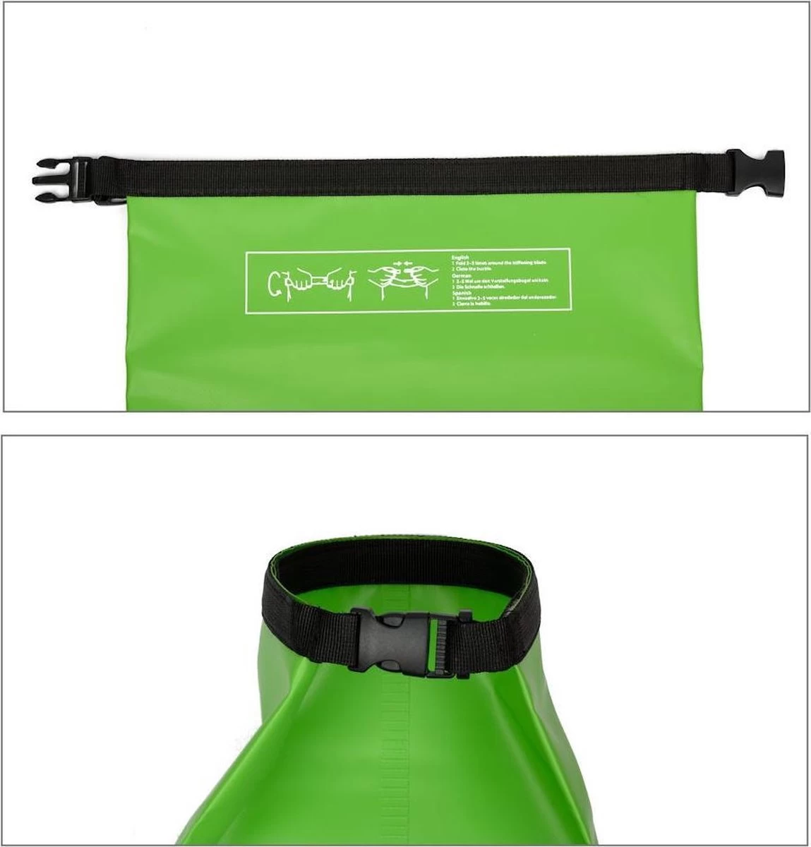 Decopatent® Waterproof Bag - Dry Bag - 15L - Ocean Pack - Dry Sack - Survie Plein Air Backpack - Sacs Secs - Sac De Bateau - Sac De Voile - Vert 11 Decopatent® Waterproof Bag - Dry Bag - 15L - Ocean Pack - Dry Sack - Survie Plein Air Backpack - Sacs Secs - Sac De Bateau - Sac De Voile - Vert – Image 9