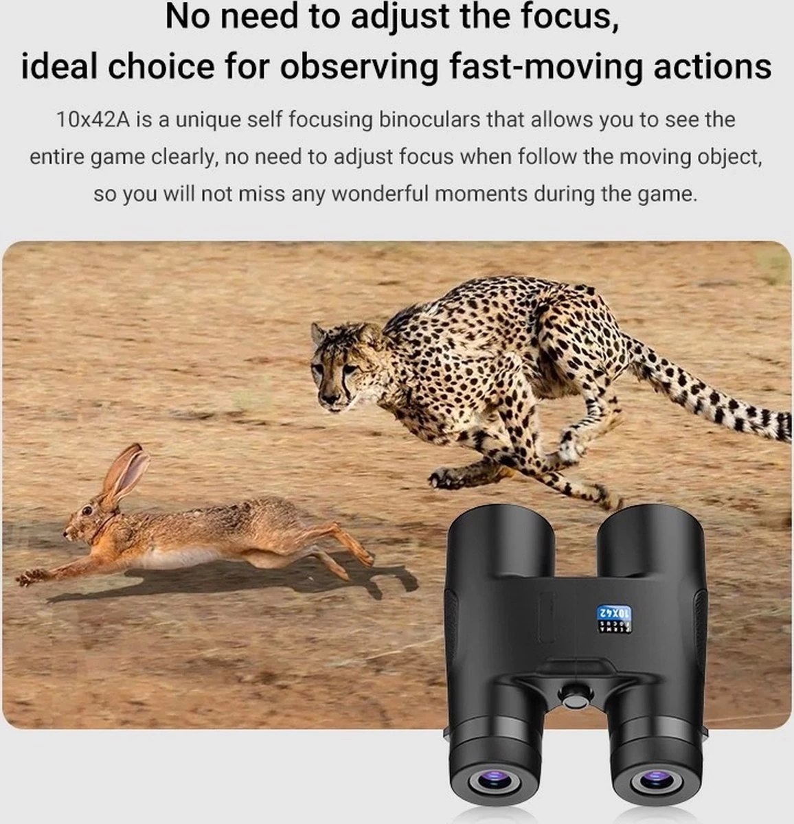 DrPhone APL11 Jumelles Professionnelles Puissantes Avec Mise Au Point Automatique Unique - 10X42 - Objectifs Entièrement Multi - Grossissement 10x - Objectif 42MM - BAK4 - Zwart 18 DrPhone APL11 Jumelles Professionnelles Puissantes Avec Mise Au Point Automatique Unique - 10X42 - Objectifs Entièrement Multi - Grossissement 10x - Objectif 42MM - BAK4 - Zwart – Image 16