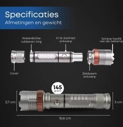 Rebela | Lampe De Poche Led Rechargeable | Lampe De Poche Rechargeable | Avec Batterie Rechargeable | 1000 Lumens | Haut-Moyen-Bas-Strobe-SOS | Aluminium | Lampe De Poche De Police à LED T6 D' Defense 14 Rebela | Lampe De Poche Led Rechargeable | Lampe De Poche Rechargeable | Avec Batterie Rechargeable | 1000 Lumens | Haut-Moyen-Bas-Strobe-SOS | Aluminium | Lampe De Poche De Police à LED T6 D' Defense -Magasin D'Équipement De Plein Air 1156x1200 3