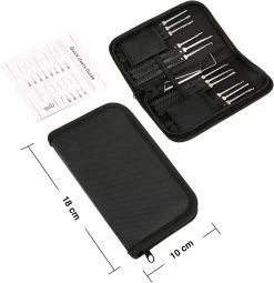 Ensemble Complet De Crochets De Verrouillage Avec 3 Serrures - Crochetage - Outils D'outils De Crochetage - Crochetage De Serrures Pour Débutants Et Professionnels - Version 2020 + E-Book Gratuit -Magasin D'Équipement De Plein Air 1162x1200 3