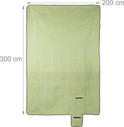 Couverture De Pique-nique Relaxdays 200x300 - à Carreaux - Fond Déperlant - Couverture De Pique-nique Xxl -Magasin D'Équipement De Plein Air 1167x1200 8