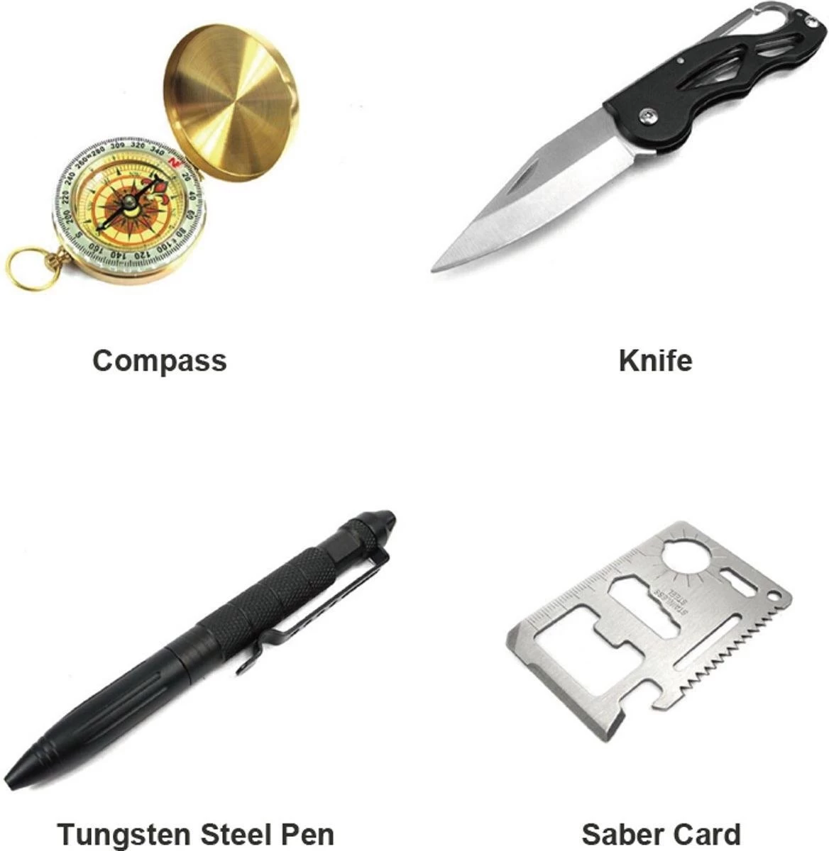 Kit De Survie Ultime Multitool 16 En 1 | Camping En Plein Air Backpacking Kit De Survie D'urgence XXL étanche| Boîte Multifonction SOS EDC - Bamled 13 Kit De Survie Ultime Multitool 16 En 1 | Camping En Plein Air Backpacking Kit De Survie D'urgence XXL étanche| Boîte Multifonction SOS EDC - Bamled – Image 11