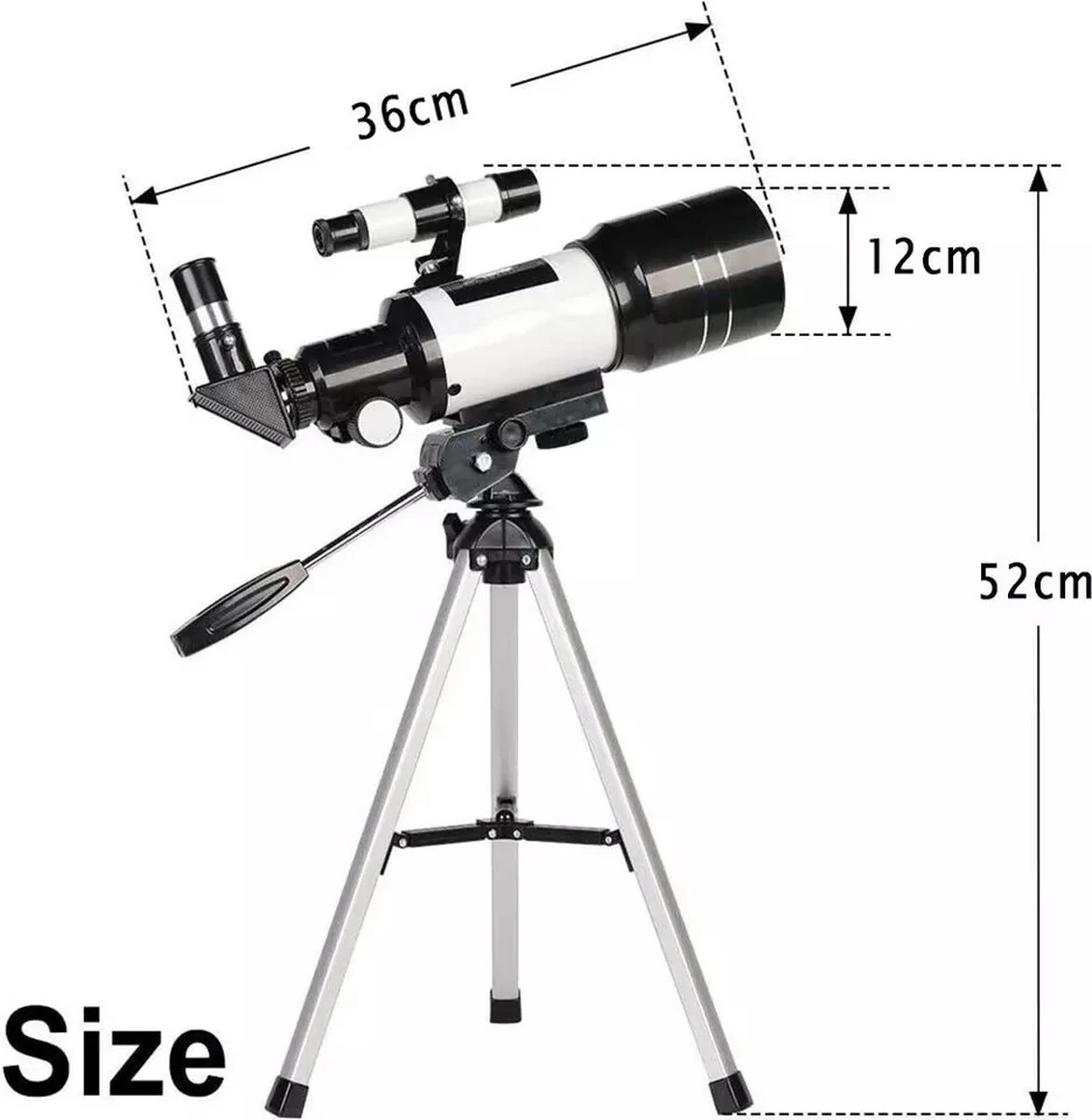 DrPhone SUPERNOVAX2 Junior Astronomical HD Télescope Portable - 300X70mm - Grossissement 150x - Monoculaire Avec Trépied Et Support De Téléphone - Convient Aux Débutants En Astronomie/ Enfants Et Adultes 13 DrPhone SUPERNOVAX2 Junior Astronomical HD Télescope Portable - 300X70mm - Grossissement 150x - Monoculaire Avec Trépied Et Support De Téléphone - Convient Aux Débutants En Astronomie/ Enfants Et Adultes – Image 11