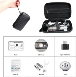 Cadeau FÊTE DES PÈRES - Cadeaux Papa - Caméra Microscope USB 40X à 1000X - Microscope Numérique Avec Support En Métal Et Étui De Transport Compatible Avec Android Windows 7 8 10 Linux Mac, Microscoo Portable -Magasin D'Équipement De Plein Air 1171x1200 1