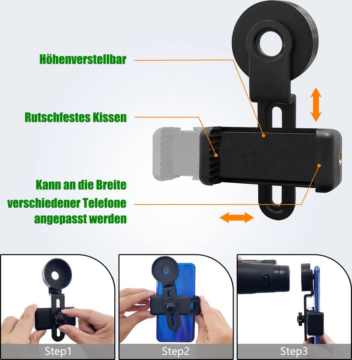 Jumelles Blazelife 12x42 - Vision Nocturne - Résistantes à L'eau - Set Compact Avec Adaptateur Pour Smartphone, étui De Transport, Chiffon Miroir 8 Jumelles Blazelife 12x42 - Vision Nocturne - Résistantes à L'eau - Set Compact Avec Adaptateur Pour Smartphone, étui De Transport, Chiffon Miroir – Image 6