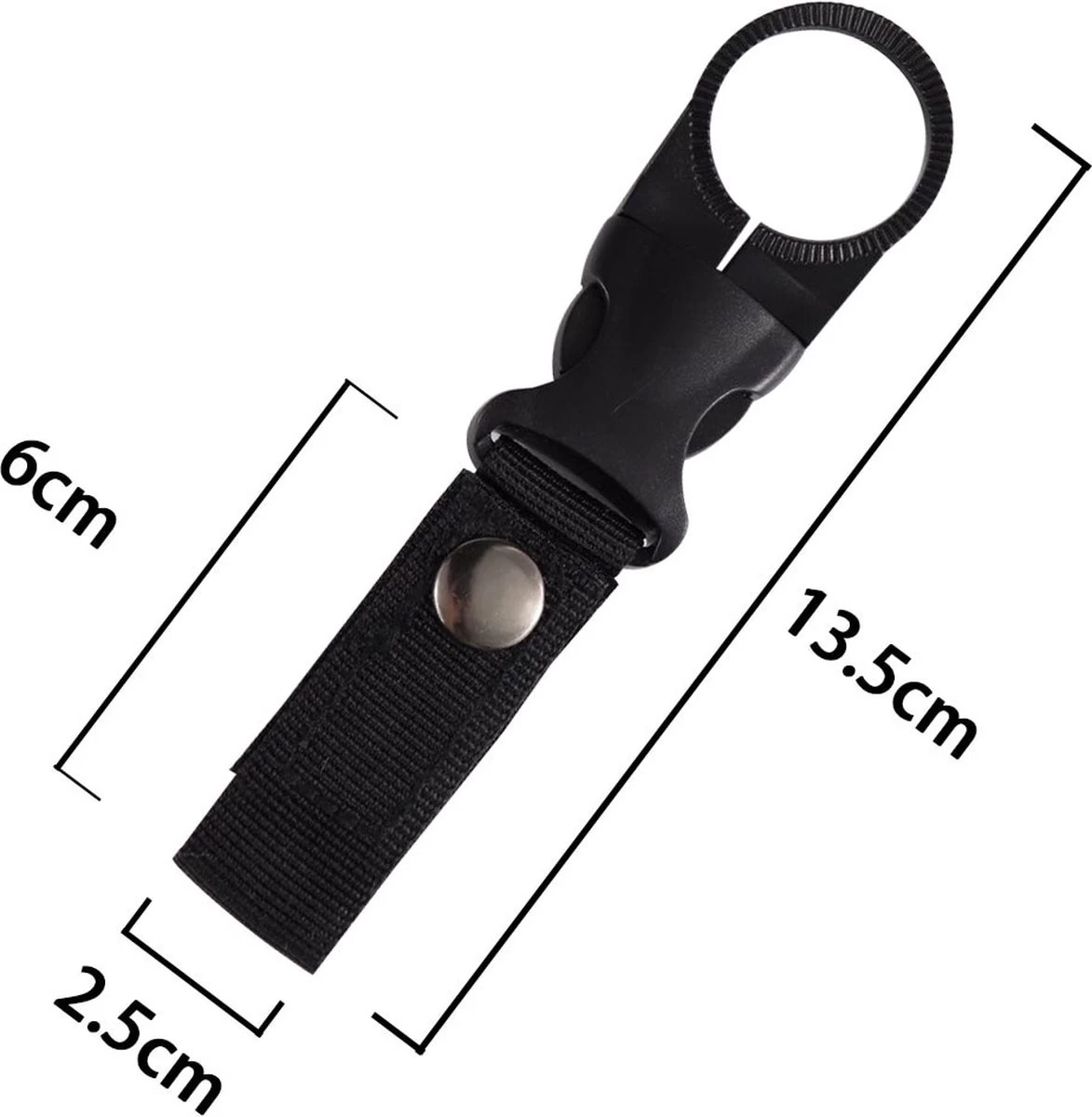 WiseGoods Porte-bouteille D' Water De Luxe - Sac à Dos/ Riem - Plein Air - Camping - Camping - Voyages - Survie - Randonnée - Zwart 4 WiseGoods Porte-bouteille D' Water De Luxe - Sac à Dos/ Riem - Plein Air - Camping - Camping - Voyages - Survie - Randonnée - Zwart – Image 2