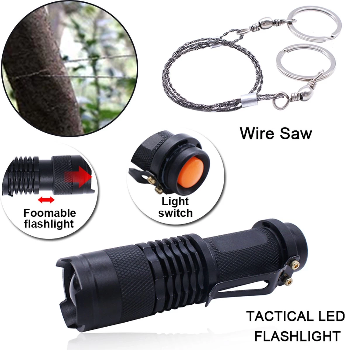 Kit De Survie - Kit De Camping - 61 Outils Multifonctions En 1 - Kit De Survie - 15 éléments En 1 - Compact - Camping En Plein Air - Kit D'urgence - Kit De Survie - Camping 7 Kit De Survie - Kit De Camping - 61 Outils Multifonctions En 1 - Kit De Survie - 15 éléments En 1 - Compact - Camping En Plein Air - Kit D'urgence - Kit De Survie - Camping – Image 5