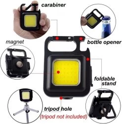 Viatel Multifonction Mini Glare COB Porte-clés Lumière USB Charge Lampes D'urgence Forte Réparation Magnétique Travail En Plein Air Camping Lumière -Magasin D'Équipement De Plein Air 1181x1200 8