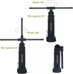 TLVX Lampe De Travail LED Rechargeable Petite - Lampe LED à Piles - Lampe De Poche LED - Lampe LED - Lampe De Travail - Lampe De Garage - Dimmable - Crochet - Magnétique - Base Magnétique - Bras Pivotant - 2000 Lumen -Magasin D'Équipement De Plein Air 1181x1200 9