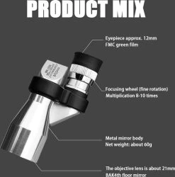 Téléphone Jumelles Télescope Caméra Téléphone Portable 8x20 - Convient Pour Apple Iphone Et Samung Galaxy S - Monoculaire Avec Loupe Et Vision Nocturne Avec Zoom En Hd Night Vision Mini Pocket -Magasin D'Équipement De Plein Air 1184x1200 4