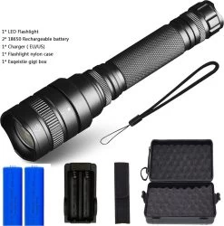 DrPhone ICE V1 - XHP50 - Lampe De Poche LED Puissante - 2000 Lumen - Professionnel - Rechargeable 6 Heures - Imperméable / Imperméable - Résistant à La Chaleur - Zwart -Magasin D'Équipement De Plein Air 1186x1200 5