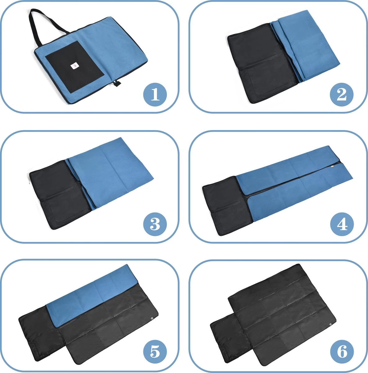 Pique-nique Couverture De Pique-nique Imperméable - Blauw - Couverture De Pique-nique GoldBaby - GoldBaby De Pique-nique Extérieur 150 X 135cm 9 Pique-nique Couverture De Pique-nique Imperméable - Blauw - Couverture De Pique-nique GoldBaby - GoldBaby De Pique-nique Extérieur 150 X 135cm – Image 7