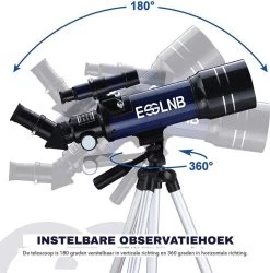 Télescope ESSLNB 70/360 Télescope Astronomique Avec 360 De Trépied De Téléphone Gratuit 3X Filtre Barlow Et Lune -Magasin D'Équipement De Plein Air 1187x1200