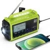 Radio Solaire Avec Lampe Torche Et Liseuse LED, Radio De Chantier DAB+ IPX4, Radio D'urgence Et Alarme SOS Adaptée à La Marche,