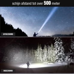 Lampe De Poche LED Militaire Améliorée | Rechargeable | Étanche | Batterie Externe | 1200 Lumens | Noir | Incl. Boîte De Rangement Batterie Et Divers Chargeurs | 14 Lampe De Poche LED Militaire Améliorée | Rechargeable | Étanche | Batterie Externe | 1200 Lumens | Noir | Incl. Boîte De Rangement Batterie Et Divers Chargeurs | -Magasin D'Équipement De Plein Air 1190x1200 5