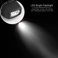 Lampe De Poche Avec 3 LED, Chargeur De Téléphone, Fonction De Banque D'alimentation, AM/ FM Alimentée Par L'énergie Solaire, -Magasin D'Équipement De Plein Air 1195x1200 16