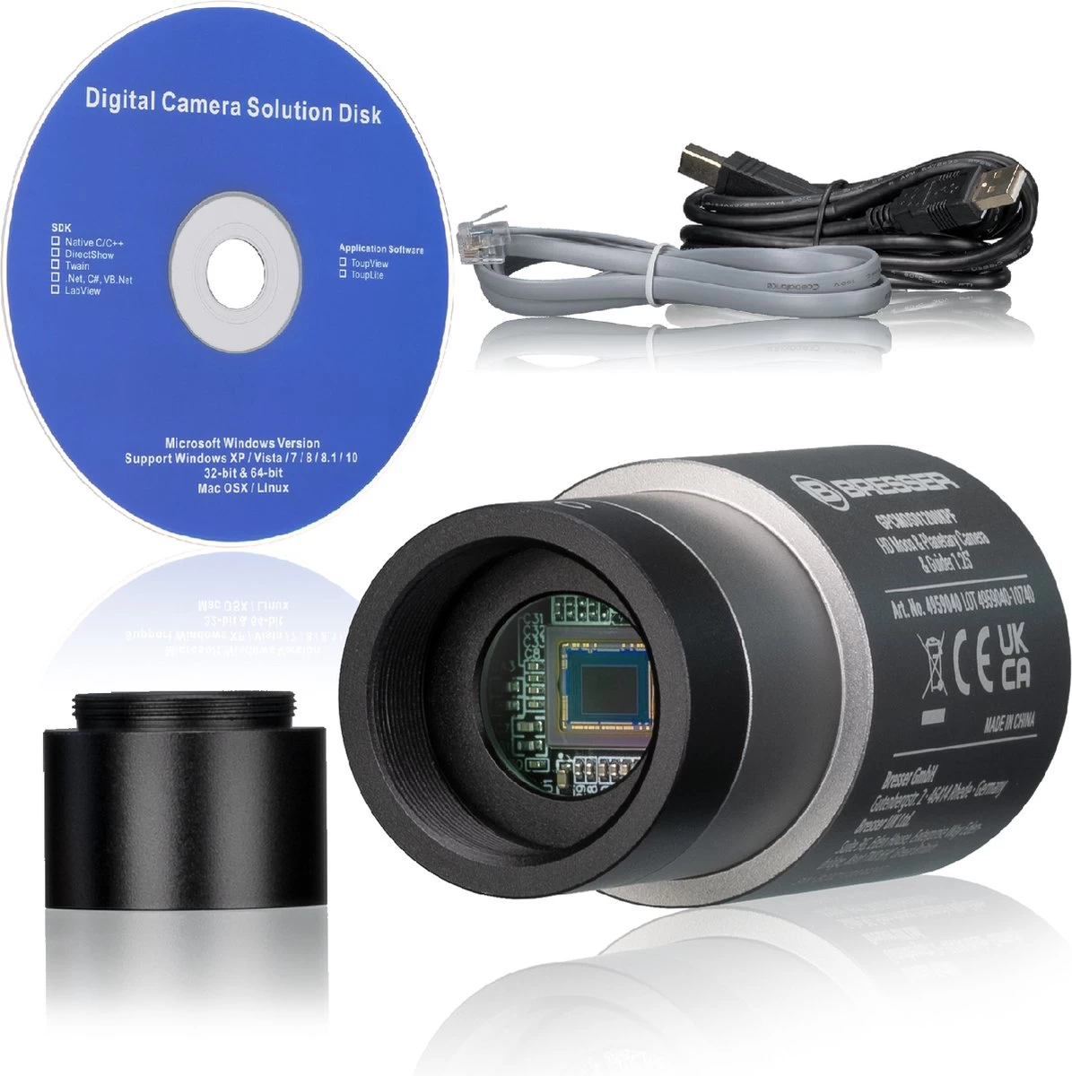 Caméra Bresser HD Camera Pour Astrophotographie - Avec ST4-Autoguider - Caméra Lune Et Planète 7 Caméra Bresser HD Camera Pour Astrophotographie - Avec ST4-Autoguider - Caméra Lune Et Planète – Image 5