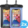 Étuis De Téléphone étanches - Set De 2 Pièces Drybag - Étui De Téléphone Sous-marin Pour Tous Les Téléphones - Étui De Téléphone étanche Earkings - Zwart Et Blauw Foncé -Magasin D'Équipement De Plein Air 1196x1200
