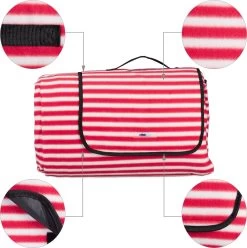 Couverture De Pique-nique Relaxdays 200x300 - Rouge-blanc - Couverture De Pique-nique Extérieur - Couverture Polaire - Xxl -Magasin D'Équipement De Plein Air 1196x1200 17