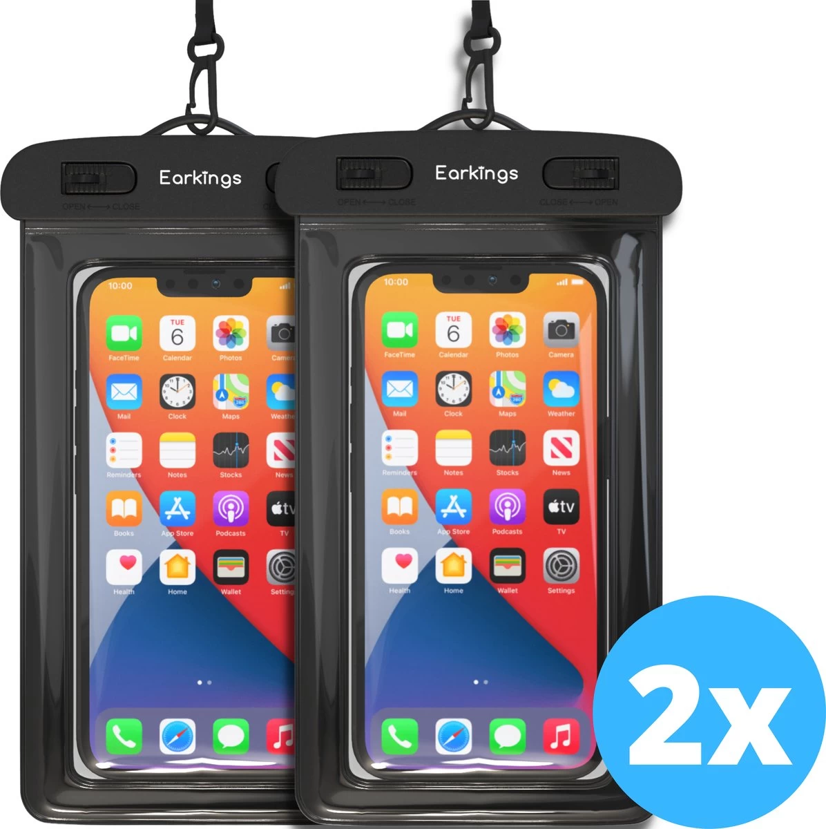 Étuis De Téléphone étanches - Set De 2 Pièces Drybag - Étui De Téléphone Sous-marin Pour Tous Les Téléphones - Étui De Téléphone étanche Earkings 3 Étuis De Téléphone étanches - Set De 2 Pièces Drybag - Étui De Téléphone Sous-marin Pour Tous Les Téléphones - Étui De Téléphone étanche Earkings