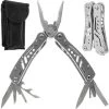 Pymiq® Multitool 13in1 - Couteau De Poche - 13 Fonctions - Housse De Protection Incluse - Travail - Plein Air - Camping - Couteau De Poche Multitool - Inc. Jeu D'embouts - Survie - Outil Multifonction - Argent - Acier Inoxydable -Magasin D'Équipement De Plein Air 1197x1200 8