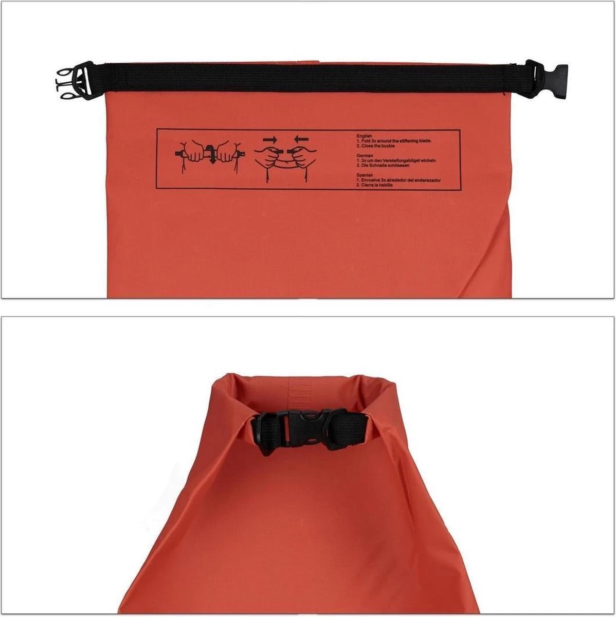 Nixnix Waterproof Bag - Dry Bag - 30L - Oranje - Ocean Pack - Dry Sack - Survie Plein Air Backpack - Sacs Secs - Boat Bag - Sailing Bag 5 Nixnix Waterproof Bag - Dry Bag - 30L - Oranje - Ocean Pack - Dry Sack - Survie Plein Air Backpack - Sacs Secs - Boat Bag - Sailing Bag – Image 3