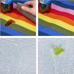 Relaxdays Couverture De Pique-nique 200x200cm - Rayures Colorées - Couverture De Pique-nique - Serviette De Plage Imperméable -Magasin D'Équipement De Plein Air 1198x1200 39