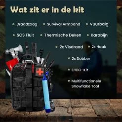 WILDGEAR® Survie Kit XL – 35 Piece Survie Set – Survie Knife – Survie Bracelet – Survie Kit Plein Air – Survie Tool – Survie Kit Combat – Survie Kit Enfants – Survie Kit Bushcraft – Survie Gear – Bushcraft Knife – Survie -Magasin D'Équipement De Plein Air 1199x1200 5