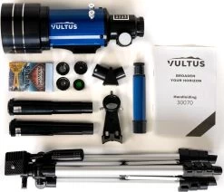 Télescope Vultus - Grossissement 150x - Stargazer Pour Enfants/ Débutants Et Adultes - Comprend Trépied Et Sac De Transport - Vultus 30070 - Blauw 17 Télescope Vultus - Grossissement 150x - Stargazer Pour Enfants/ Débutants Et Adultes - Comprend Trépied Et Sac De Transport - Vultus 30070 - Blauw -Magasin D'Équipement De Plein Air 1200x1028